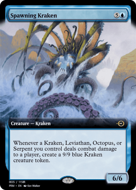 Spawning Kraken (90042) — Magic Online Promos