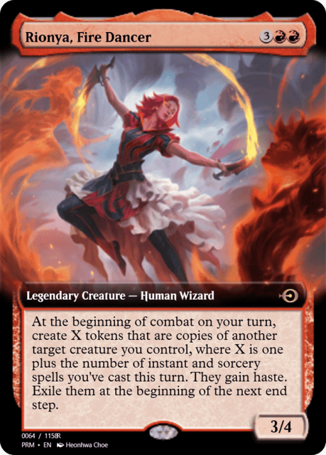 Rionya, Fire Dancer (90100) — Magic Online Promos