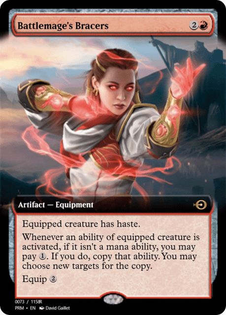Battlemage's Bracers (90118) — Magic Online Promos