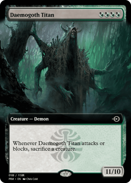 Daemogoth Titan (90188) — Magic Online Promos