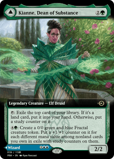 Kianne, Dean of Substance // Imbraham, Dean of Theory (90244) — Magic Online Promos