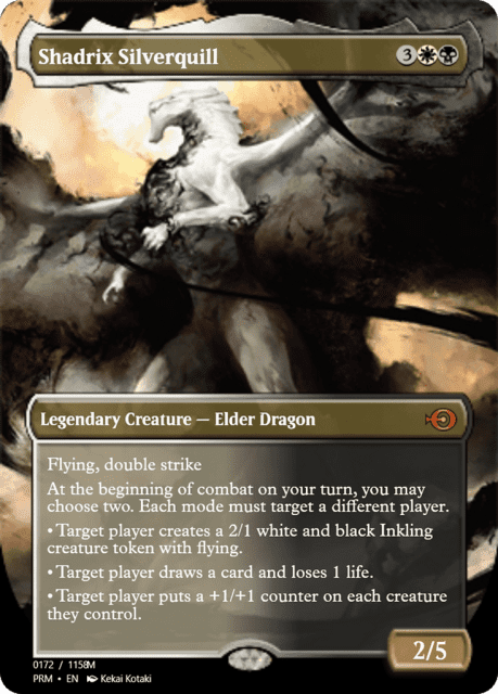 Shadrix Silverquill (90316) — Magic Online Promos