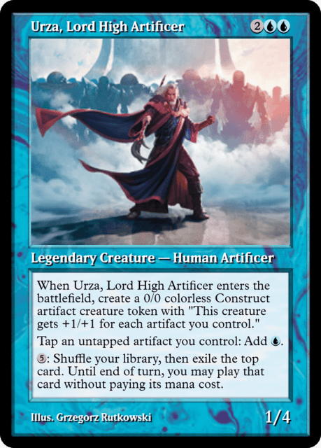 Urza, Lord High Artificer (91229) — Magic Online Promos