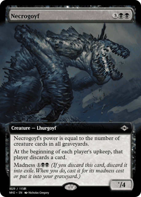 Necrogoyf (91259) — Magic Online Promos