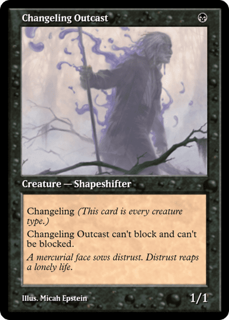 Changeling Outcast (91267) — Magic Online Promos