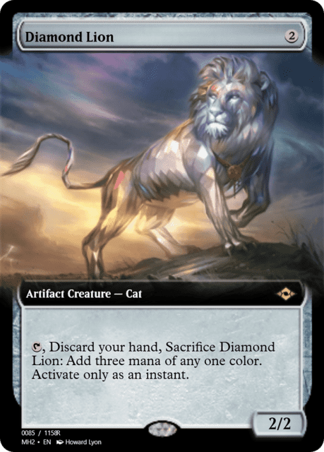 Diamond Lion (91371) — Magic Online Promos