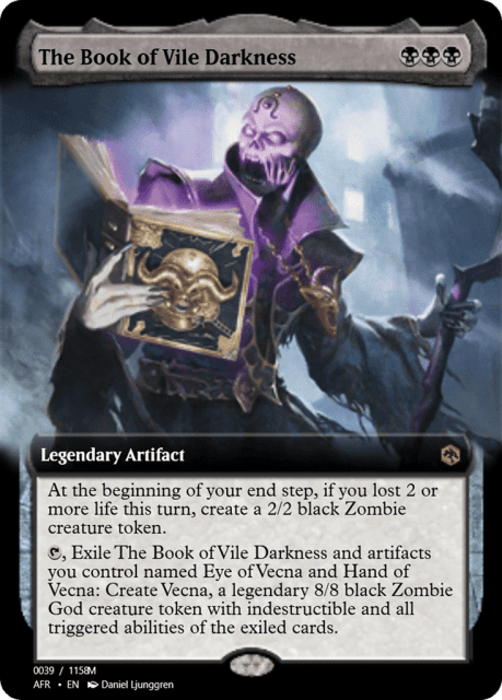 The Book of Vile Darkness (92694) — Magic Online Promos