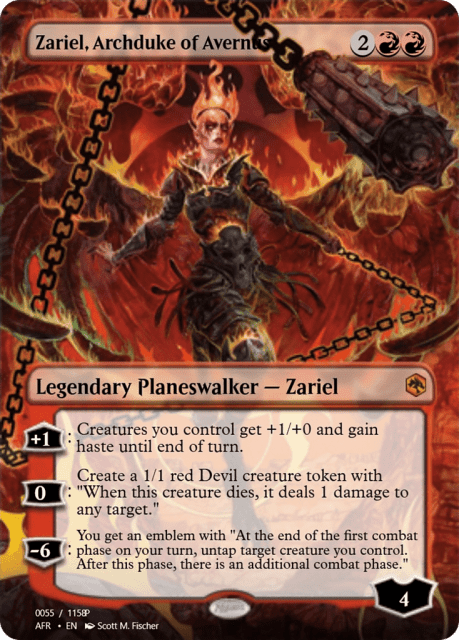 Zariel, Archduke of Avernus (92726) — Magic Online Promos
