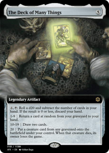 The Deck of Many Things (92832) — Magic Online Promos