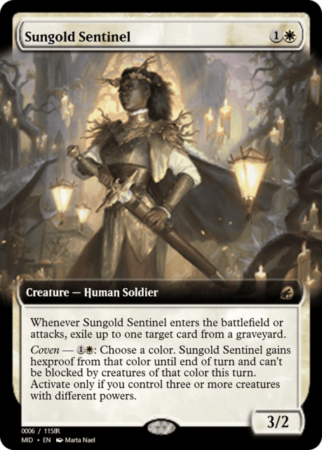 Sungold Sentinel (93892) — Magic Online Promos