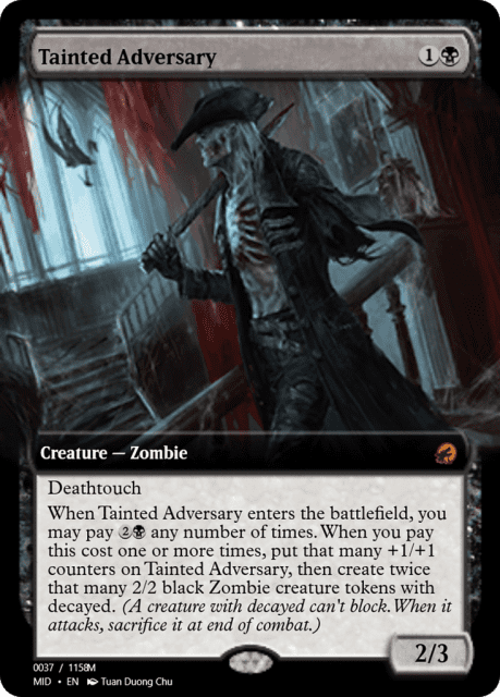Tainted Adversary (93954) — Magic Online Promos