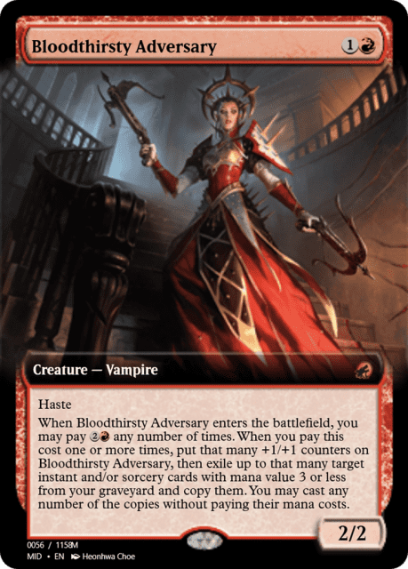 Bloodthirsty Adversary (93992) — Magic Online Promos