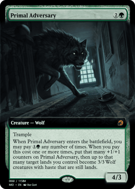 Primal Adversary (94016) — Magic Online Promos