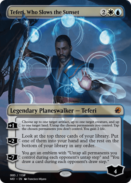 Teferi, Who Slows the Sunset (94050) — Magic Online Promos