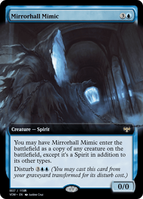 Mirrorhall Mimic // Ghastly Mimicry (95313) — Magic Online Promos