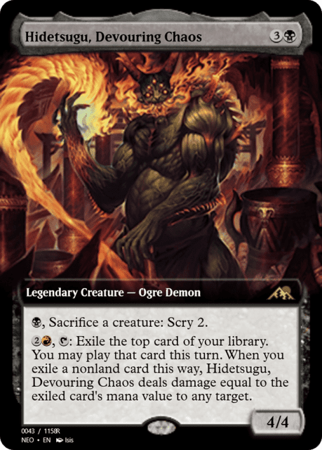 Hidetsugu, Devouring Chaos (97949) — Magic Online Promos