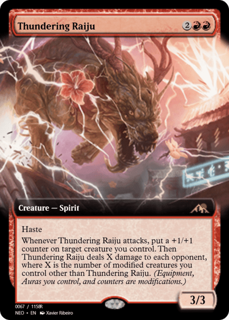 Thundering Raiju (97997) — Magic Online Promos