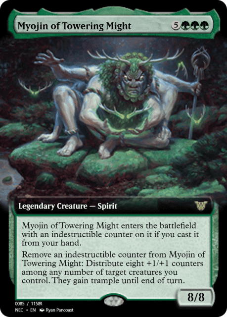 Myojin of Towering Might (98033) — Magic Online Promos