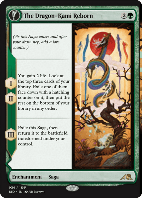 The Dragon-Kami Reborn // Dragon-Kami's Egg (98051) — Magic Online Promos