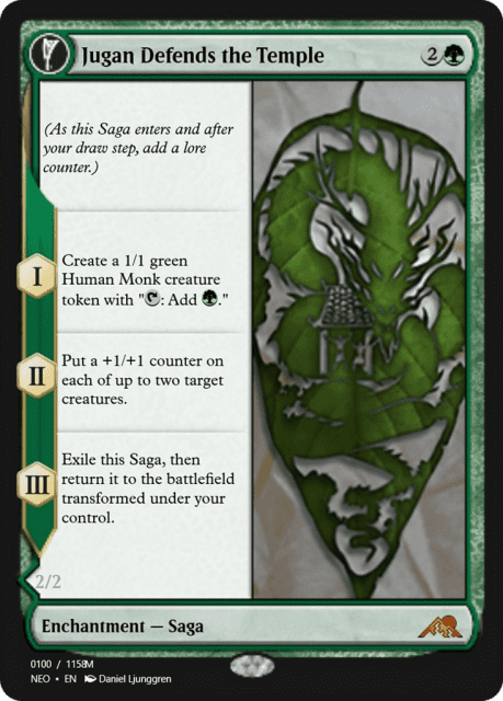 Jugan Defends the Temple // Remnant of the Rising Star (98063) — Magic Online Promos