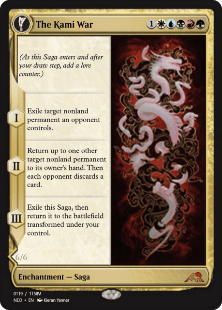 The Kami War // O-Kagachi Made Manifest (98101) — Magic Online Promos