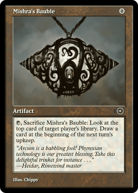 Mishra's Bauble (99673) — Magic Online Promos