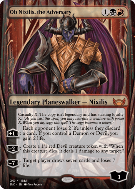 Ob Nixilis, the Adversary (99687) — Magic Online Promos