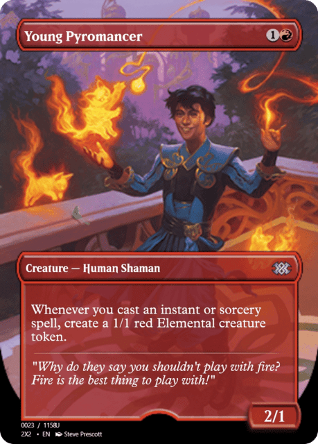 Young Pyromancer (102259) — Magic Online Promos