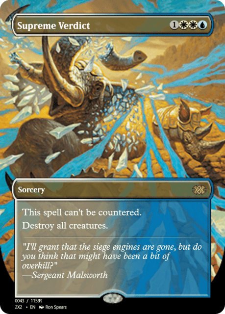 Supreme Verdict (102299) — Magic Online Promos