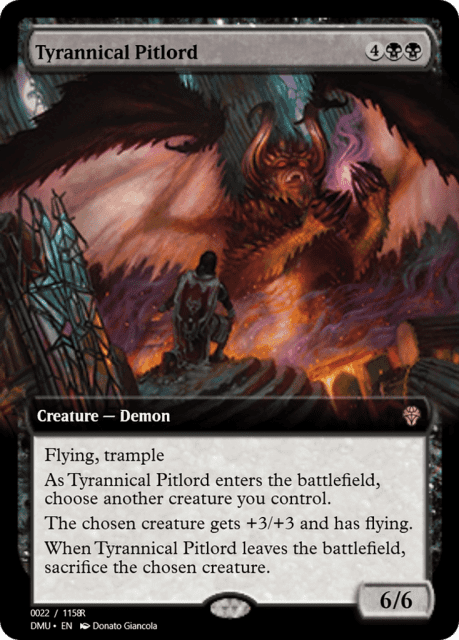 Tyrannical Pitlord (103424) — Magic Online Promos