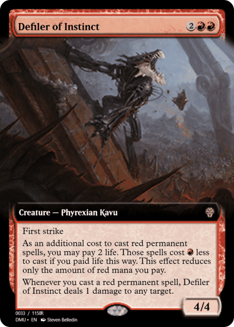 Defiler of Instinct (103446) — Magic Online Promos