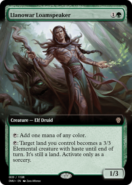 Llanowar Loamspeaker (103458) — Magic Online Promos