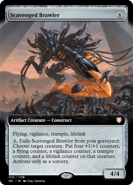 Scavenged Brawler (105838) — Magic Online Promos