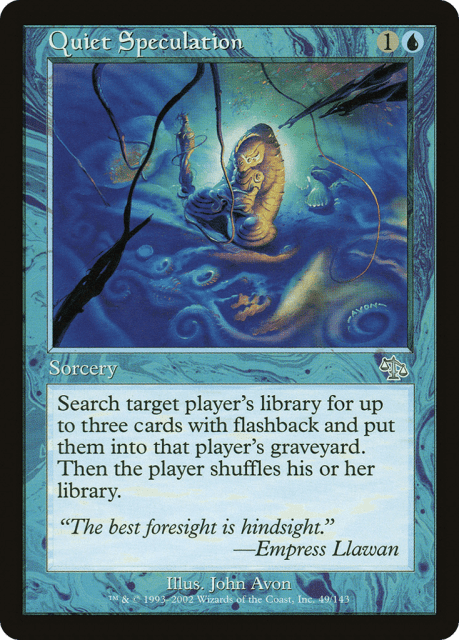Quiet Speculation (49) — Judgment