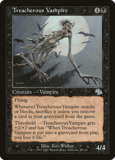 Treacherous Vampire (75) — Judgment