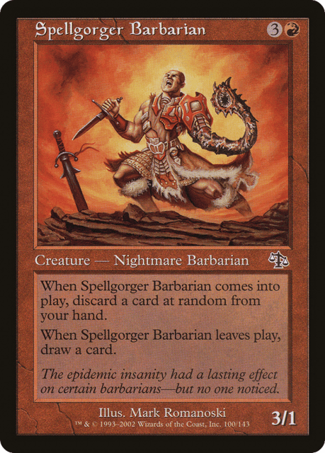 Spellgorger Barbarian (100) — Judgment