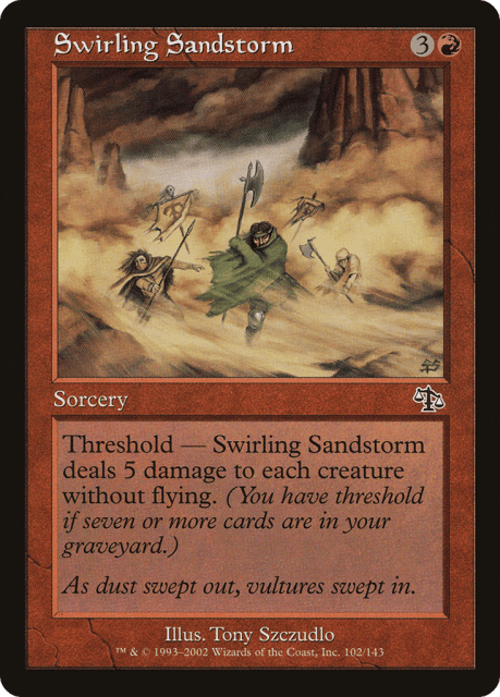 Swirling Sandstorm (102) — Judgment