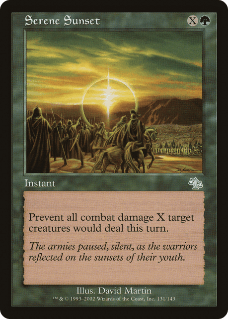 Serene Sunset (131) — Judgment