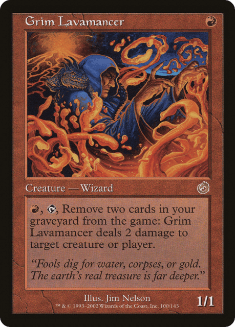 Grim Lavamancer (100) — Torment