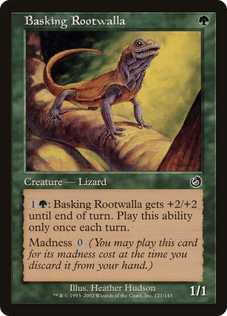 Basking Rootwalla (121) — Torment