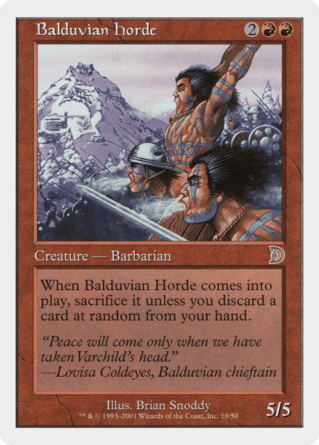 Balduvian Horde (10) — Deckmasters