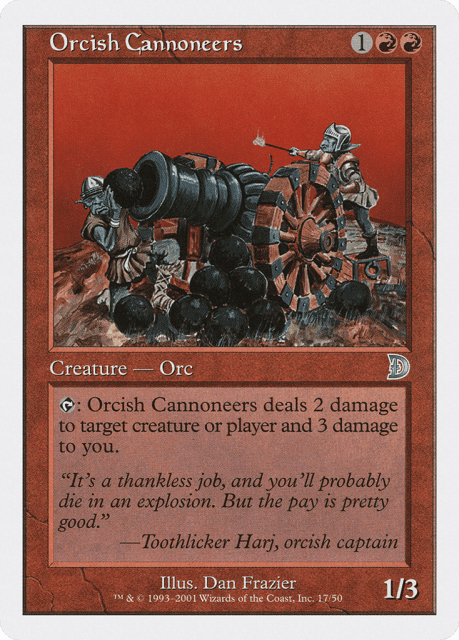 Orcish Cannoneers (17) — Deckmasters
