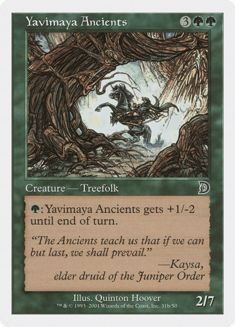 Yavimaya Ancients (31b) — Deckmasters