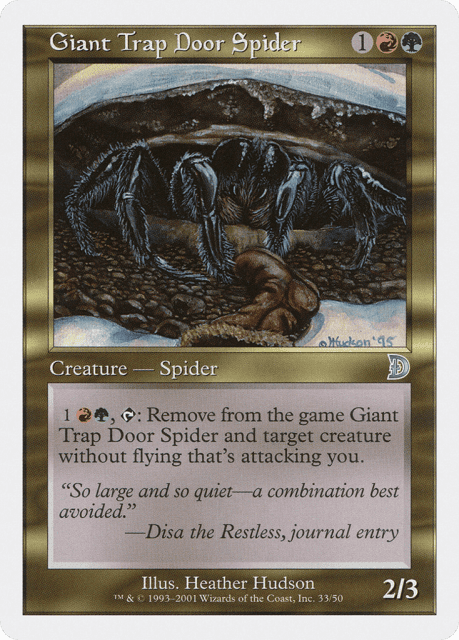Giant Trap Door Spider (33) — Deckmasters