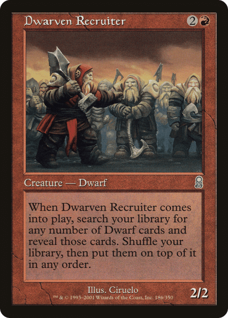 Dwarven Recruiter (186) — Odyssey