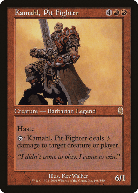 Kamahl, Pit Fighter (198) — Odyssey