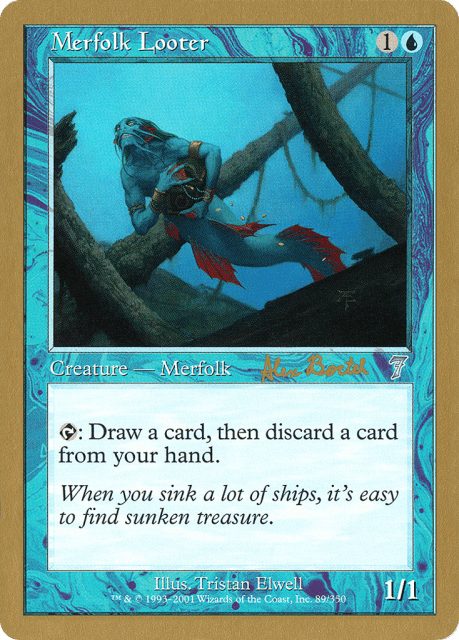 Merfolk Looter (ab89) — World Championship Decks 2001