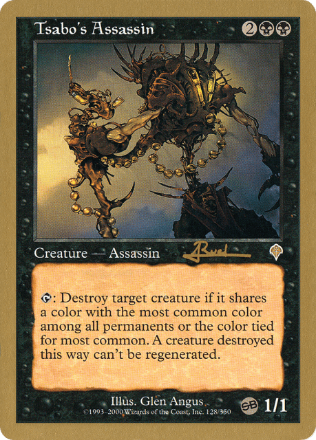 Tsabo's Assassin (ar128sb) — World Championship Decks 2001