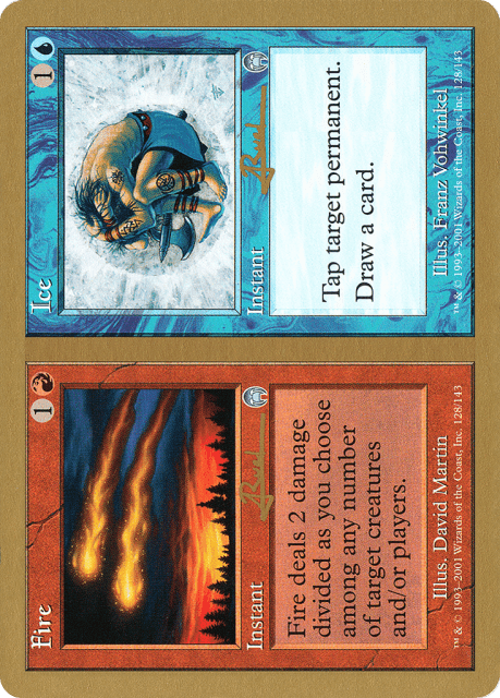 Fire // Ice (ar128) — World Championship Decks 2001