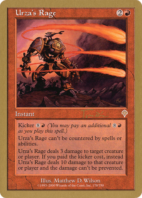 Urza's Rage (jt178) — World Championship Decks 2001